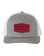 Nashville Hornets Leather Patch Badge Hat - Richardson