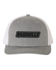 Nashville Name Leather Patch Hat - Richardson