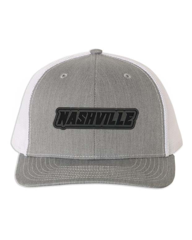 Nashville Name Leather Patch Hat - Richardson