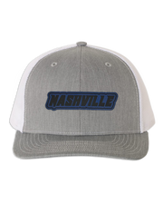 Nashville Name Leather Patch Hat - Richardson