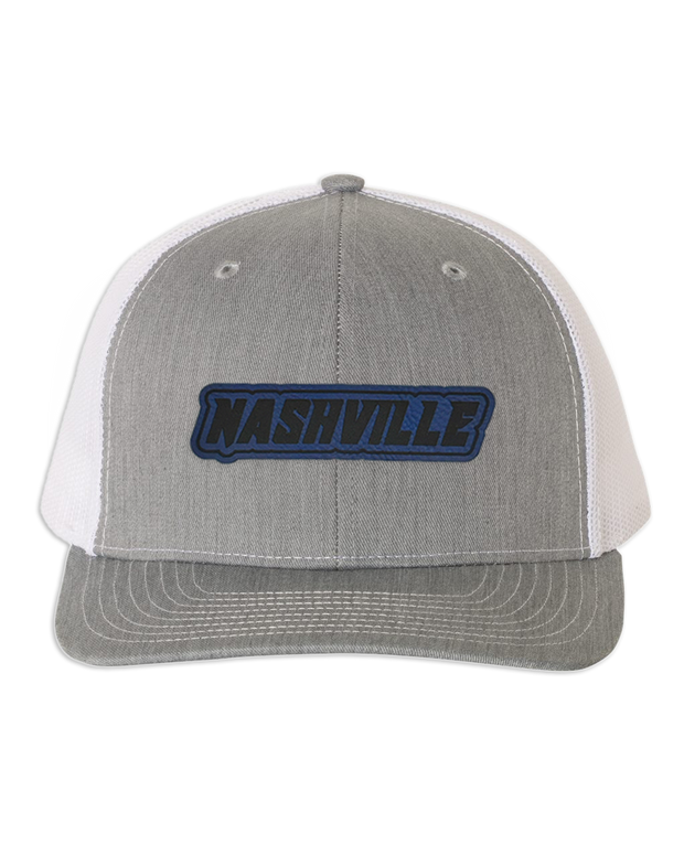 Nashville Name Leather Patch Hat - Richardson