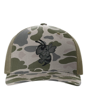 Hornet Leather Patch Hat - Richardson Camo