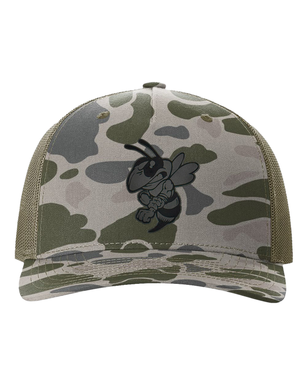 Hornet Leather Patch Hat - Richardson Camo