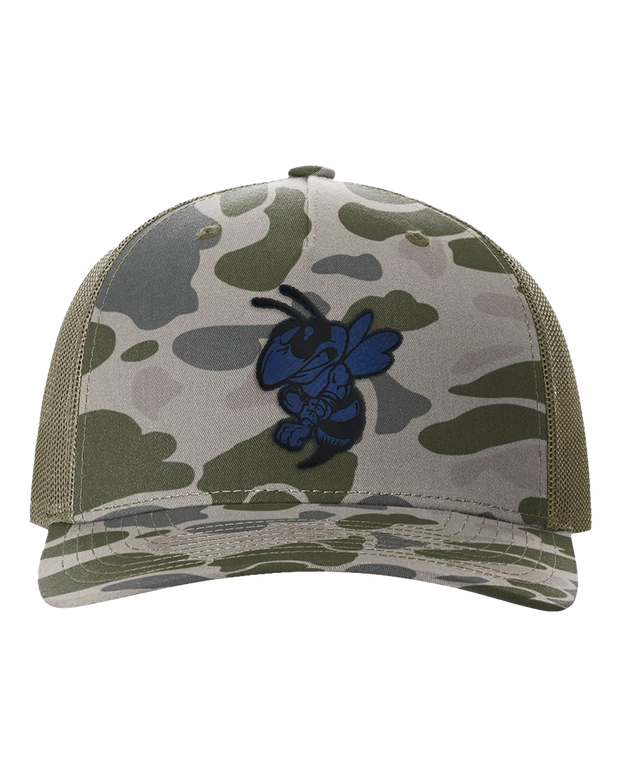 Hornet Leather Patch Hat - Richardson Camo