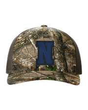Nashville "N" Leather Patch Hat - Richardson Camo