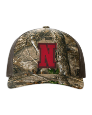 Nashville "N" Leather Patch Hat - Richardson Camo