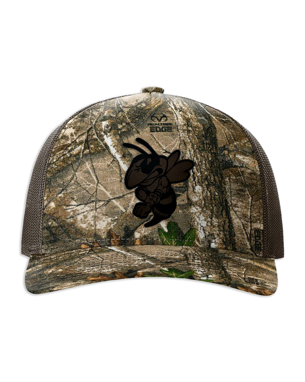 Hornet Leather Patch Hat - Richardson Camo
