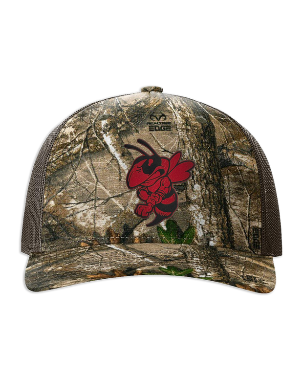 Hornet Leather Patch Hat - Richardson Camo