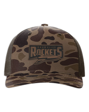 Rockets Leather Patch Hat - Richardson Camo