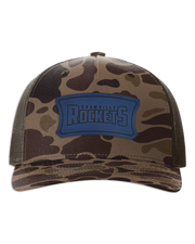 Okawville Rockets Leather Patch Badge Hat - Richardson Camo