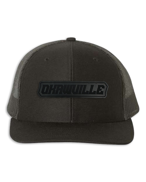 Okawville Name Leather Patch Hat - Richardson