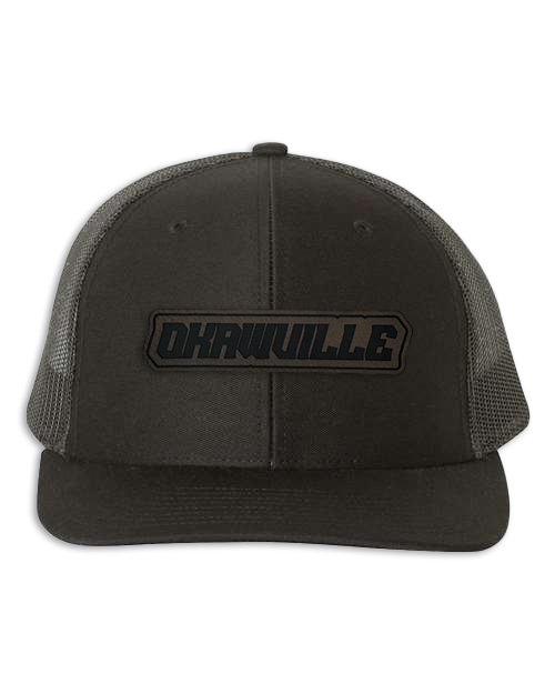 Okawville Name Leather Patch Hat - Richardson
