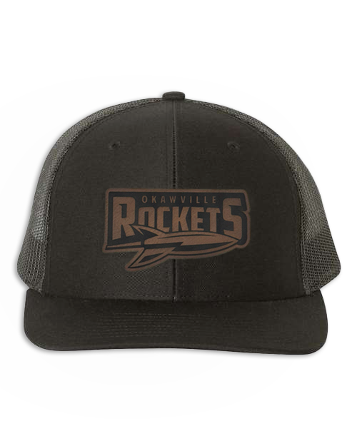 Rockets Leather Patch Hat - Richardson