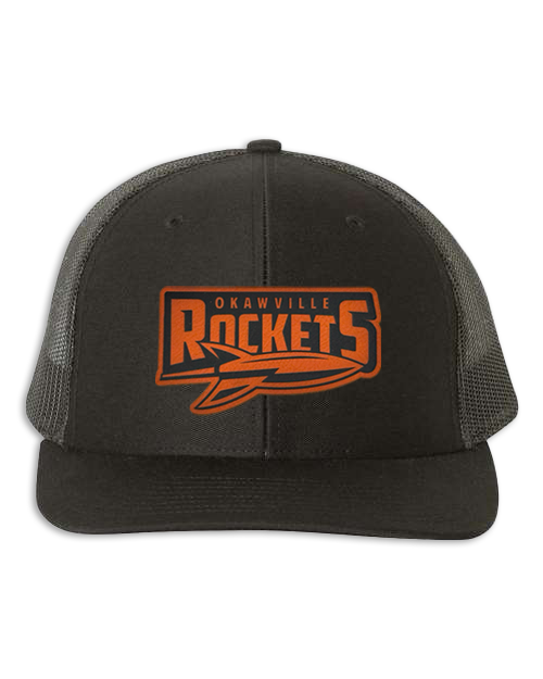 Rockets Leather Patch Hat - Richardson