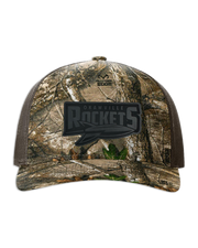 Rockets Leather Patch Hat - Richardson Camo