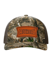 Okawville Rockets Leather Patch Badge Hat - Richardson Camo