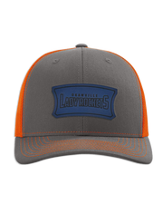 Okawville Rockets Leather Patch Badge Hat - Richardson