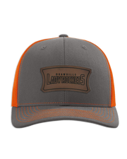 Okawville Rockets Leather Patch Badge Hat - Richardson
