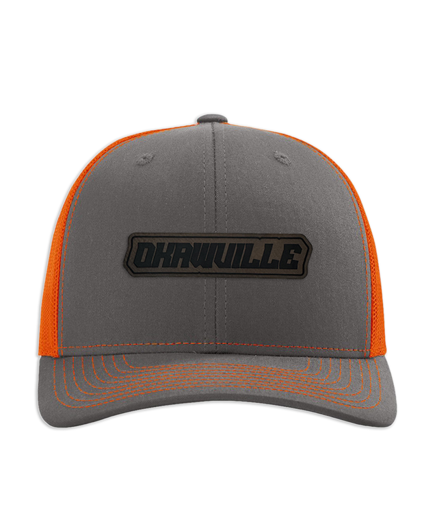 Okawville Name Leather Patch Hat - Richardson