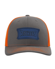 Okawville Rockets Leather Patch Badge Hat - Richardson
