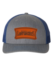 Okawville Rockets Leather Patch Badge Hat - Richardson