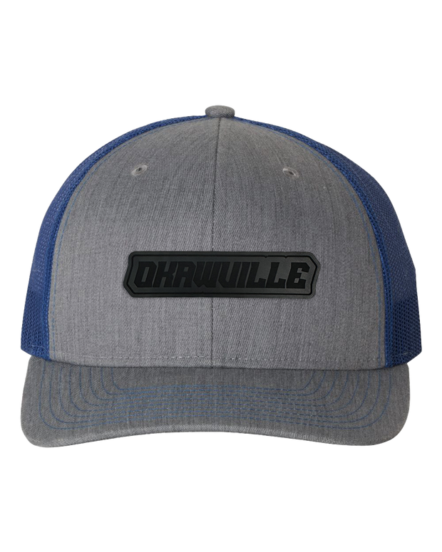 Okawville Name Leather Patch Hat - Richardson