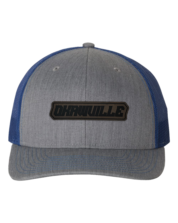 Okawville Name Leather Patch Hat - Richardson