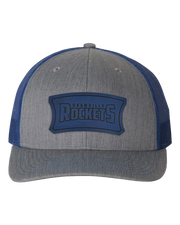 Okawville Rockets Leather Patch Badge Hat - Richardson