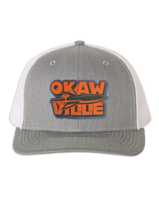 Okawville Rocket Multi Color Leather Patch Hat - Richardson
