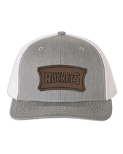 Okawville Rockets Leather Patch Badge Hat - Richardson