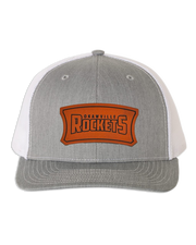 Okawville Rockets Leather Patch Badge Hat - Richardson