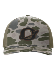 Okawville "O" Leather Patch Hat - Richardson Camo