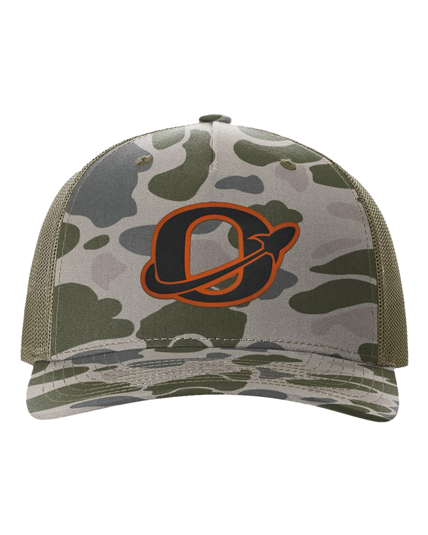 Okawville "O" Leather Patch Hat - Richardson Camo