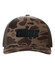 Carlyle Name Leather Patch Hat - Richardson Camo