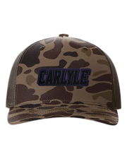 Carlyle Name Leather Patch Hat - Richardson Camo