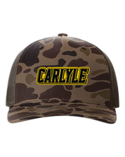 Carlyle Name Leather Patch Hat - Richardson Camo