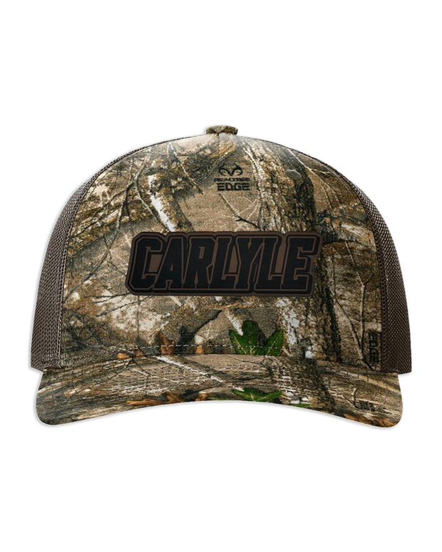 Carlyle Name Leather Patch Hat - Richardson Camo