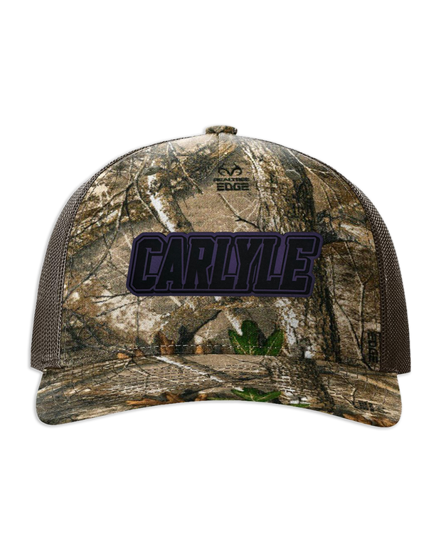 Carlyle Name Leather Patch Hat - Richardson Camo