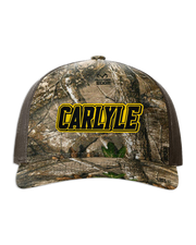 Carlyle Name Leather Patch Hat - Richardson Camo