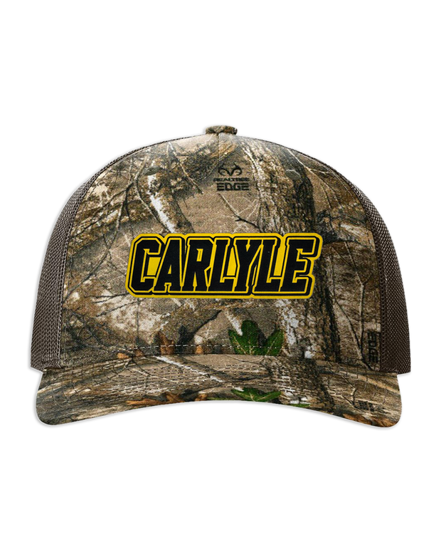 Carlyle Name Leather Patch Hat - Richardson Camo