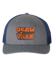 Okawville Rocket Multi Color Leather Patch Hat - Richardson