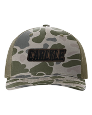 Carlyle Name Leather Patch Hat - Richardson Camo