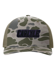 Carlyle Name Leather Patch Hat - Richardson Camo