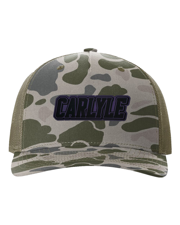 Carlyle Name Leather Patch Hat - Richardson Camo
