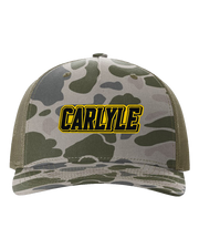 Carlyle Name Leather Patch Hat - Richardson Camo